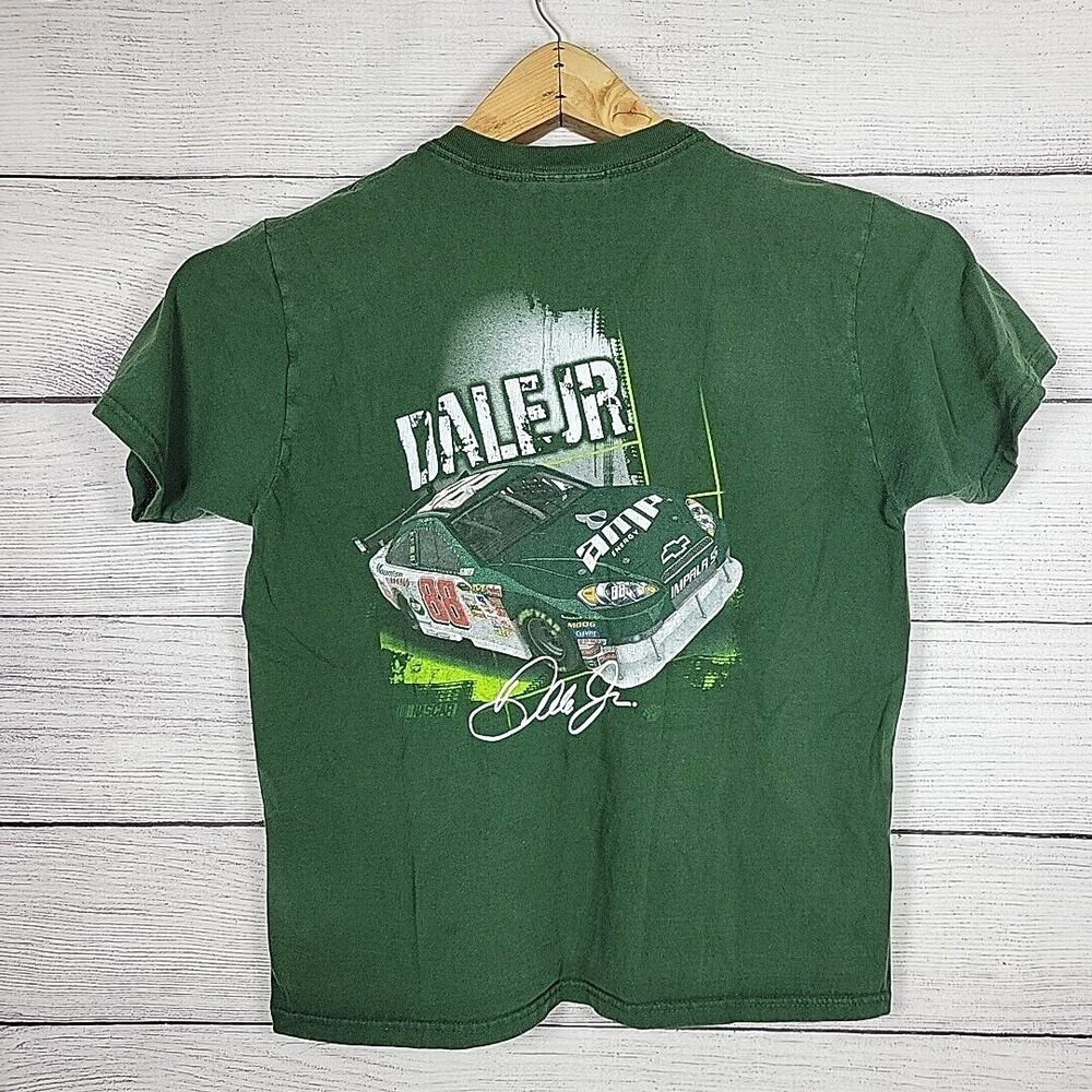 NASCAR Dale Earnhardt Jr 88 Amp‎ Energy Green Graphic T-Shirt Mens Large L